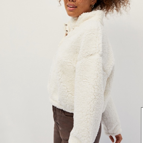 PacSun Simone Sherpa Henley Pullover - Picture 8 of 11